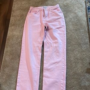 Zara pink jeans, too big, never worn
